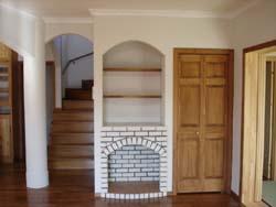 暖炉風にアレンジしたニッチ